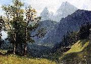 Albert Bierstadt Tyrolean Landscape oil painting